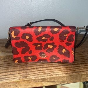 Coach cross body purse